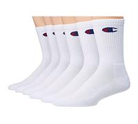 Champion 6-Pack Logo Ankle Socks Calcetines Redondos, Blanco, Shoe Size: 12-14 para Hombre