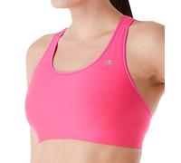 Champion Sujetador Deportivo absoluto con Banda SmoothTec, Rosado, Medium para Mujer