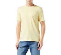 Champion American Classics Big Logo S/S, Camiseta, para Hombre, Amarillo Pastel, L