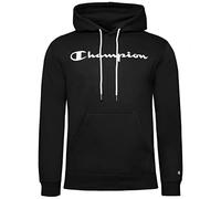 Champion American Classics-Big Logo Sudadera con Capucha, Negro 01, XS para Hombre