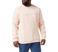 Champion American Classics Fall Fleece Big Logo Crewneck Sudadera, Rosa (Old Rose), M para Hombre