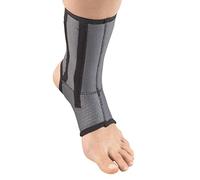 Champion Ankle Brace, Open Heel, Flexible Support Stays, Airmesh Fabric, Grey, Small