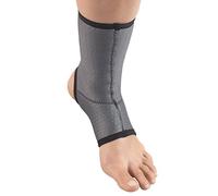 Champion Ankle Brace, Open Heel, Lightweight Support, Airmesh Fabric, Grey, Large