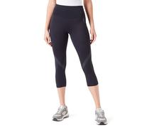 Champion Athletic Club W-Quick-Dry Poly-Stretch High Waist Crop Leggings, Negro, S para Mujer