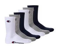 Champion Authentic Athletic Apparel Calcetines deportivos azul / gris / rojo / blanco 35-38 azul / gris / rojo / blanco