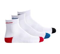 Champion Socks Basics 3pk Quarter Socks, Calcetines Unisex adulto, Multicolor (Blanco), 43-46