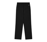 Champion Straight Pantalones ligeros para mujer, 118096 (IT, Testo, XL, normal, normal, negro), Negro , XL