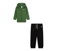 Champion Legacy Boys - Traje con capucha y cremallera completa, 92, verde, verde, 92