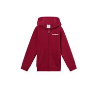 Champion Legacy Boys - Sudadera con Capucha y Cremallera Completa, Talla L, Color Rojo, Rosso, L