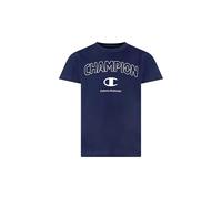 Champion Boy Crewneck T-Shirt with Graphic Logo Camisa, Azul (Bs561), M para Niños