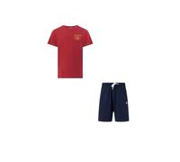 Champion Boy-Graphic Set with Logo Juego, Rojo (RS014), M para Niños