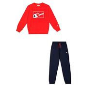 Champion Legacy Boy-Graphic Crewneck Sweatsuit Chándal, Rojo (RS011), 15-16 Años para Niños