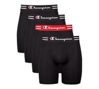 Champion Calzoncillos tipo bóxer elásticos de algodón para hombre, absorben la humedad, paquete de 3, Large