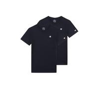 Champion Camisetas (Paquete de 2) Niños y Niños, Azul Marino, 9-10 Años
