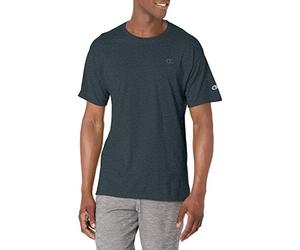 Champion Camiseta clásica diaria para hombre, Gris (Granite Heather), X-Large Tall