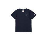 Champion - Camiseta clásica para niño, con Logo clásico, Mangas Cortas, Azul Oscuro, 11-12 años