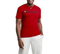 Champion Camiseta clásica Script, Escarlata, L para Hombre