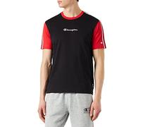 Champion Camiseta Crewneck Negro Hombre