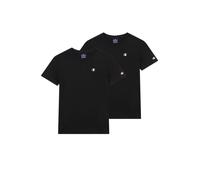 Champion Camisetas (Paquete de 2) Niños y Niños, Negro, 3-4 Años