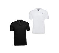 Pack Champion 2 Polo Blanco Negro XL