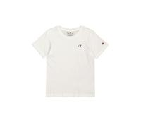 Champion Camiseta para niño con Logotipo clásico S/S, Blanco, 5-6 años