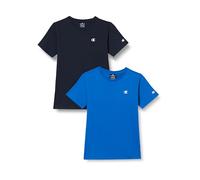 Champion Camisetas (Paquete de 2) Niños y Niños, Azul Oscuro Azul Marino, 5-6 Years