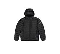Champion Legacy Outdoor (220340) -WR Light Nylon Cirè 35gr Small Script Logo Hooded Chaqueta, Negro (KK001), XL para Hombre