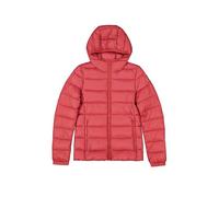 Champion Legacy Outdoor W (117568) -WR Light Nylon Cirè 35gr C-Logo Hooded Chaqueta Acolchada, Rojo (RS050), XL para Mujer