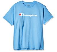Champion Classic Graphic tee Camiseta, Azul Suizo, S para Hombre