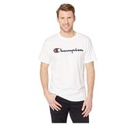Champion Classic Graphic tee Camiseta, Blanco: Logotipo de repetición, XS para Hombre