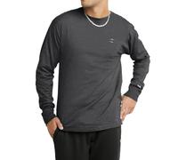 Champion, Classic Long Sleeve, Comfortable, Soft T-Shirt for Men (Reg. Or Big & Tall) Camisa, Granito Jaspeado, M para Hombre