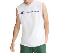 Champion Graphic Jersey Muscle Camisa, Blanco, XXL para Hombre