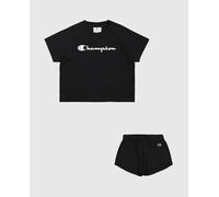 Champion Authentic Athletic Apparel Conjunto negro / blanco, Talla 140