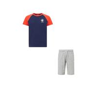 Champion Conjunto gráfico para niño con logotipo, azul (BS561), XXL