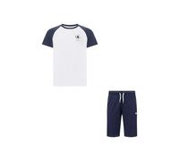 Champion Conjunto gráfico para niño con logotipo, Blanco (WW006), S