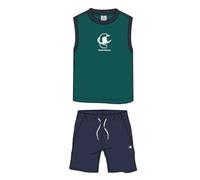 Champion Conjunto gráfico para niño con logotipo, verde (GS511), XXL