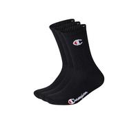 Champion Core 3PP Crew, Calcetines, para Unisex adulto, Negro, 35-38