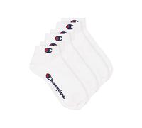 Champion Core Socks 6PP Crew, Calcetines casual Unisex adulto, Bianco,