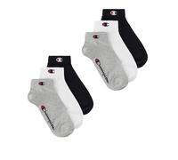 Champion Core Socks 6pp Crew Calcetines, Gris Claro, 39-42 EU Unisex Adulto