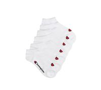 Champion Core Socks 6pp Short Crew Calcetines, Blanco, 35-38 EU Unisex Adulto