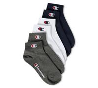 Champion Core Socks Junior 6PP Quarter, Calcetines con forro Unisex - Niños y Adolescentes, Blu (Marino),