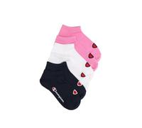 Champion Core Socks Junior 6PP Sneaker, Calcetines con forro Unisex - Niños y Adolescentes, Rosa (Fucsia),