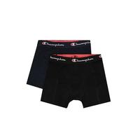 Champion Core X4 Ropa Interior de Hombres, Multicolor (Azul Marino/Negro), M (Pack de 4)