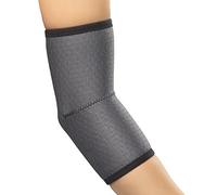 Champion Elbow Brace, Lightweight Support, Airmesh Fabric, Grey, Large