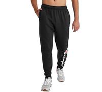 Champion, Fleece, Joggers, Comfortable Sweatpants for Men (Reg. Or Big & Tall) Pantalones Deportivos, Negro-586296, Small para Hombre