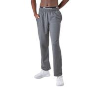 Champion, Fleece, Open-Bottom Sweatpants for Men (Reg. Or Big & Tall) Pantalones, Logotipo de Granite Heather C Patch, X-Large para Hombre