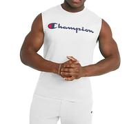 Champion Graphic Jersey Muscle Camisa, Blanco, XXL para Hombre