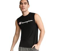 Champion Graphic Jersey Muscle Camisa, Negro, XXL para Hombre