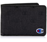 Champion Graphic Wallet Accesorio de Viaje-Billetera Plegable, Washed Negro, Talla única para Hombre
