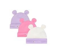 Champion Junior Caps (806039) - Stretch Jersey 3P Newborn, Gorro Bebe Bebé-Niños, Bianco/Orchidea/Rosa Pastello (Wht/ORP/PRS),